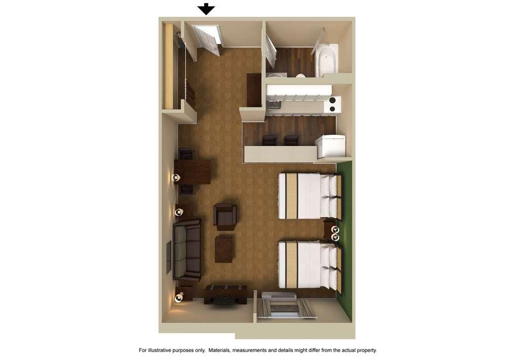 Extended Stay America Suites - Arlington - Six Flags Habitación foto